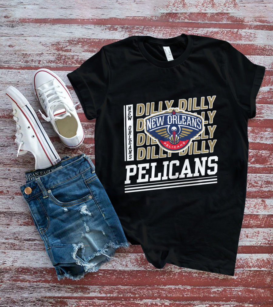 New Orleans Pelicans Dilly Dilly Bud Light Logo Nba T-Shirt