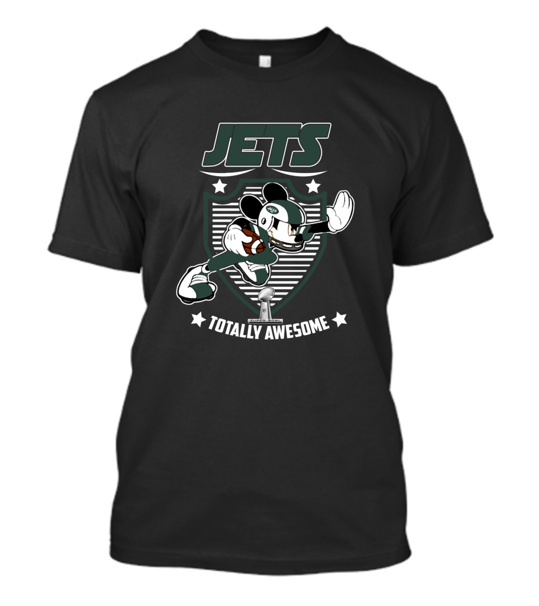 Jets Totally Awesome New York Jets Mickey Fans T-Shirt