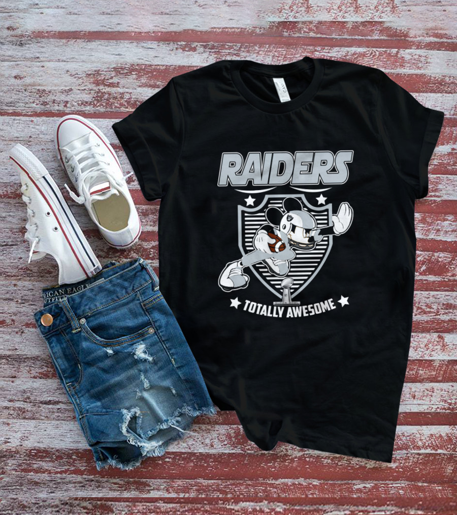 Raiders Mickey Totally Awesome T-Shirt