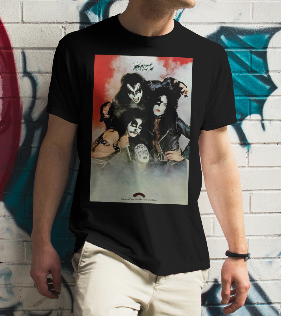 Kiss Band New On Casablanca Records And Tapes T-Shirt