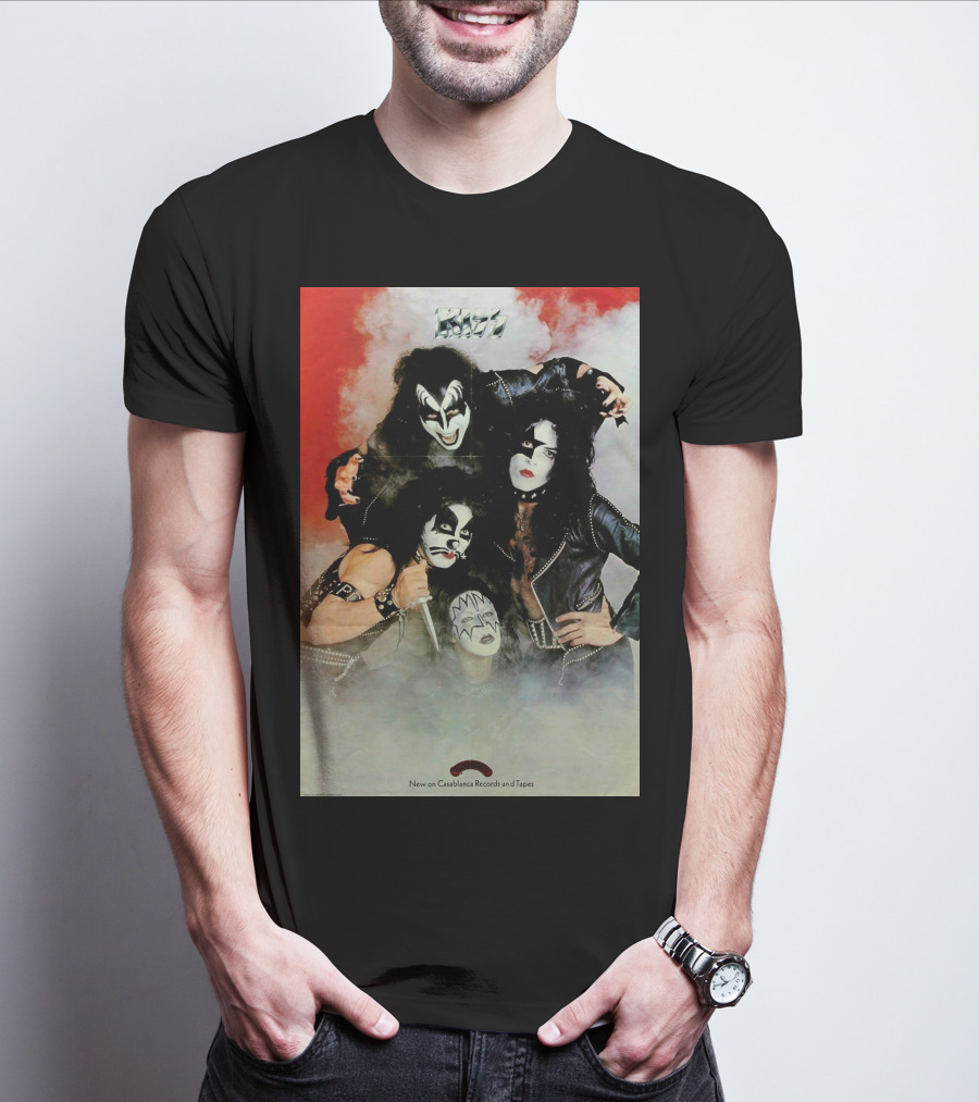 Kiss Band New On Casablanca Records And Tapes T-Shirt