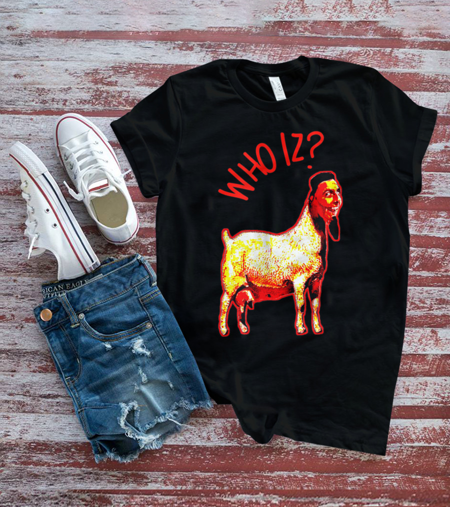 Who Iz Man Myth Legend Goat Nocap T-Shirt