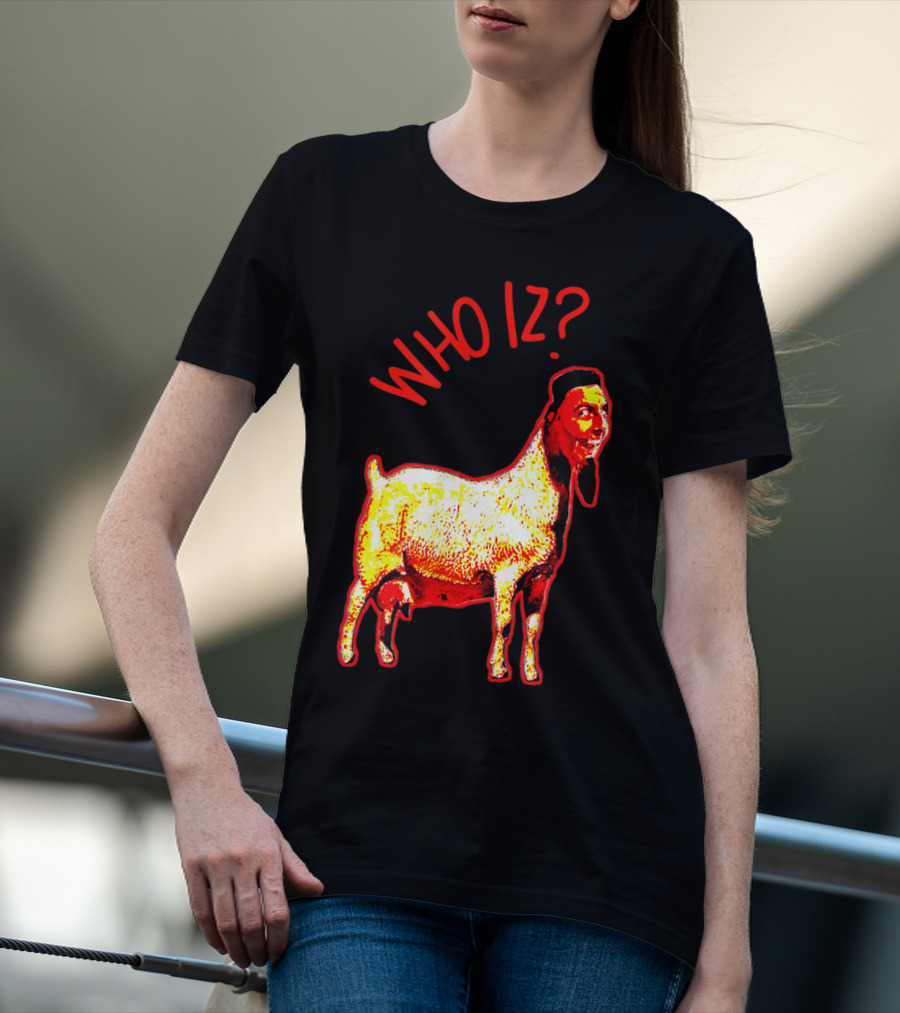 Who Iz Man Myth Legend Goat Nocap T-Shirt