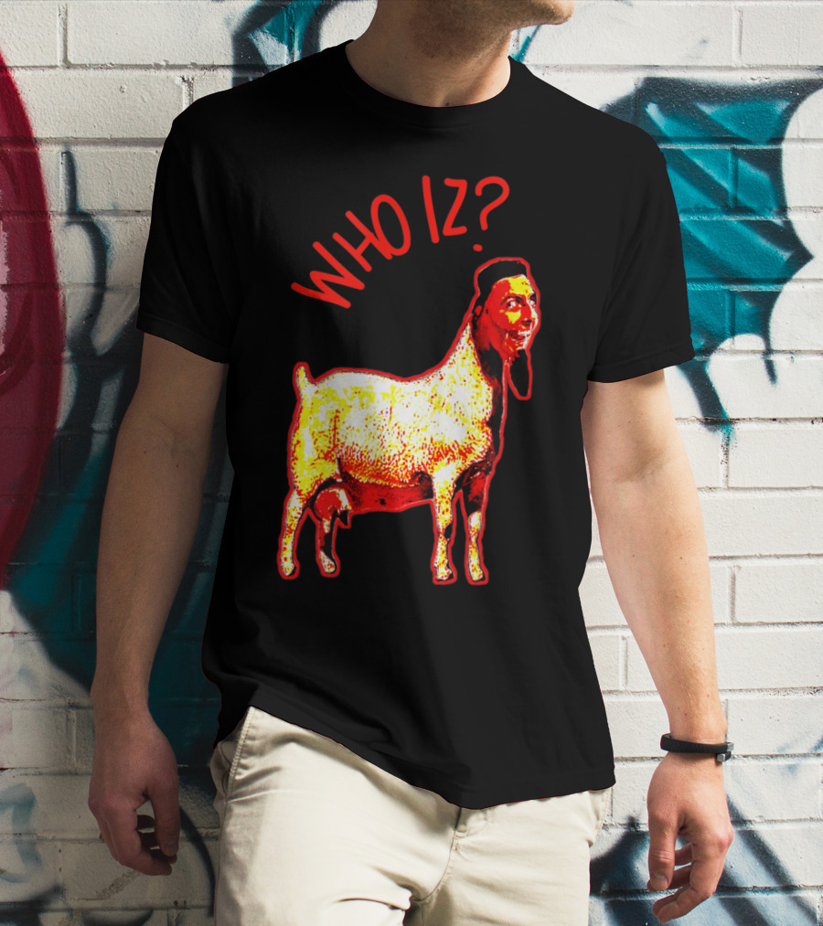 Who Iz Man Myth Legend Goat Nocap T-Shirt