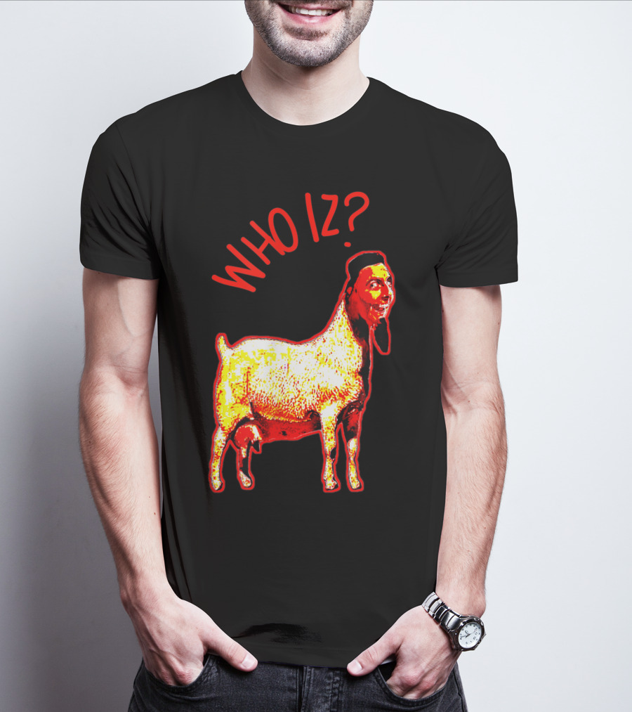 Who Iz Man Myth Legend Goat Nocap T-Shirt