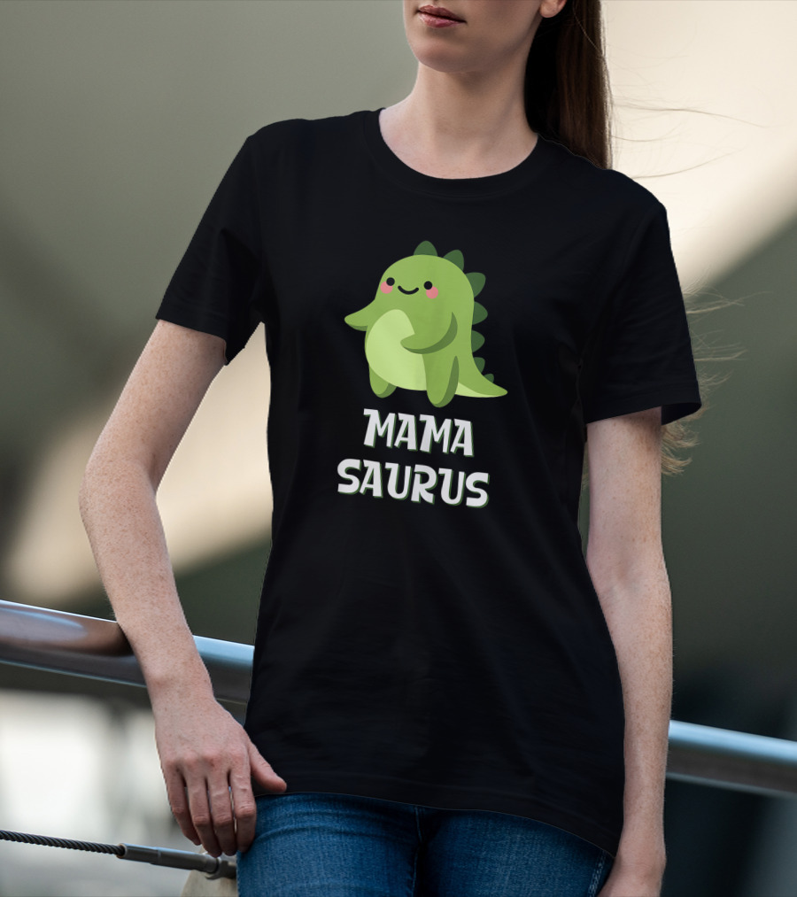 Mama Saurus Cute Dino Kawaii T-Shirt