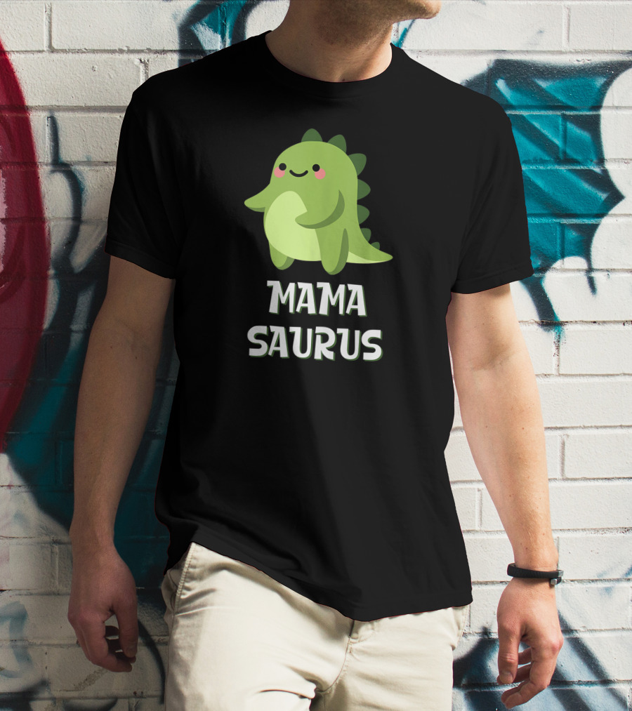 Mama Saurus Cute Dino Kawaii T-Shirt