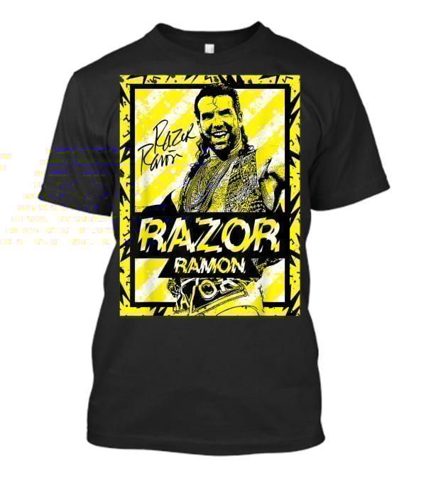 Razor Ramon Signature Yellow Stripes T-Shirt