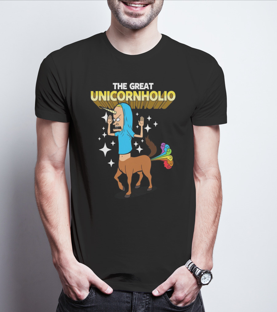 THE GREAT UNICORNHOLIO BEAVIS AND BUTT-HEAD T-Shirt