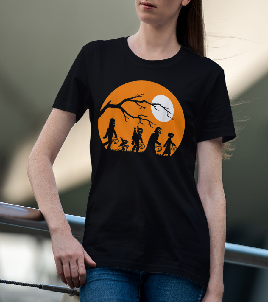 Trick Or Treat Halloween Characters Star Wars T-Shirt
