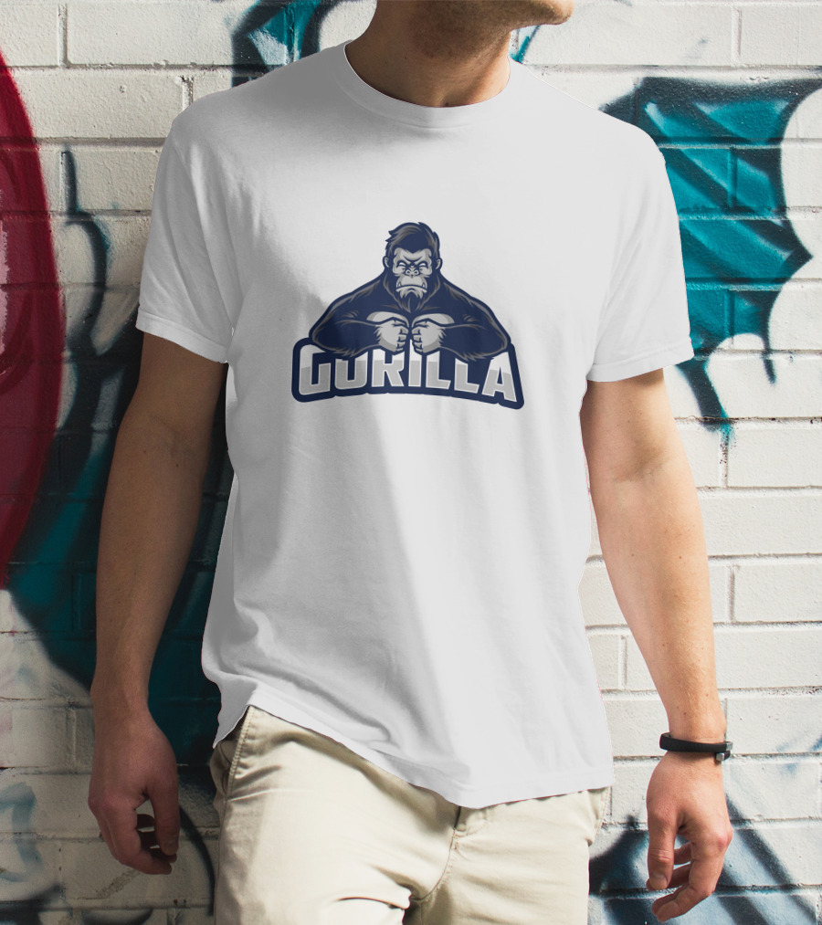 Gorilla Logo Strong Powerful T-Shirt
