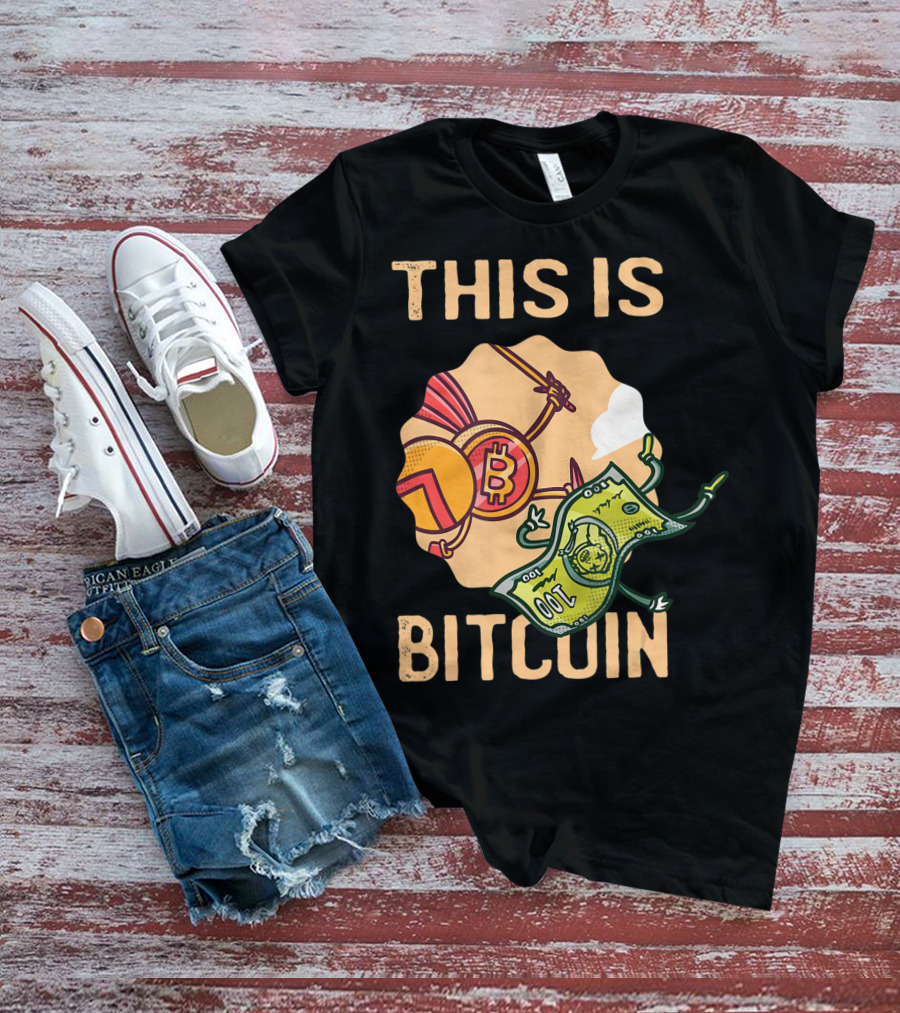This Is Bitcoin Crypto Hodl Hold Shares Spartan Capital Bull Bear T-Shirt