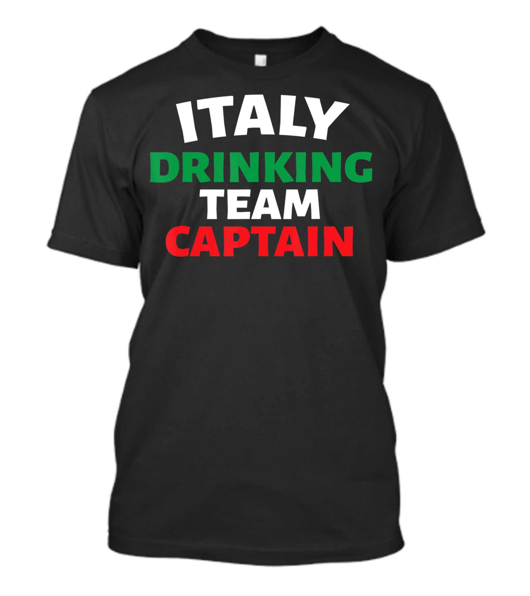Italy Drinking Team Captain Italia T-Shirt