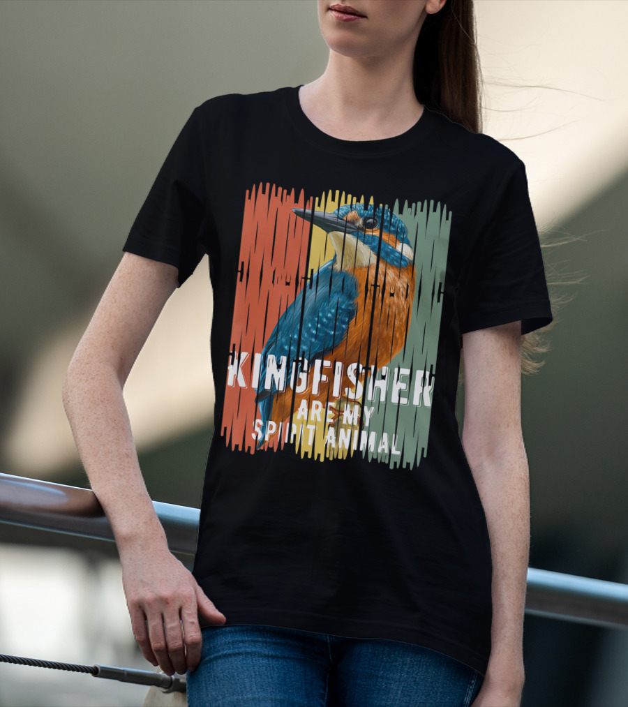 Kingfisher Are My Spirit Animal T-Shirt