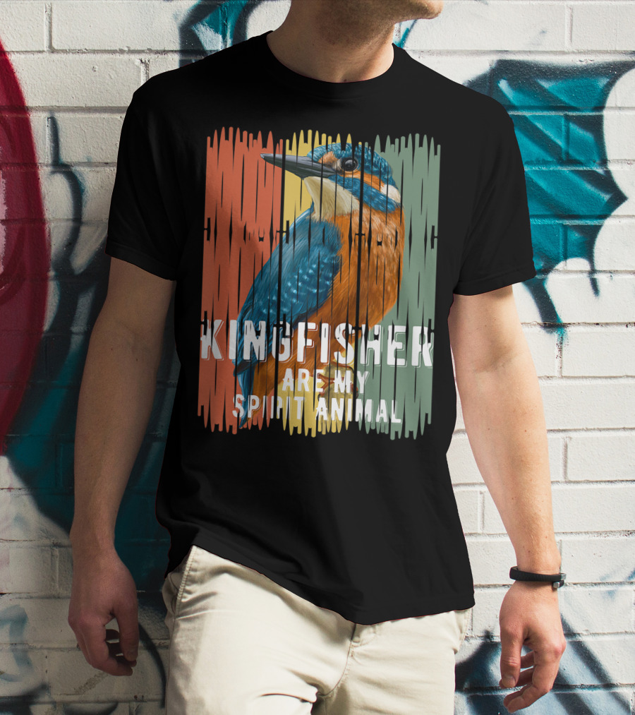 Kingfisher Are My Spirit Animal T-Shirt