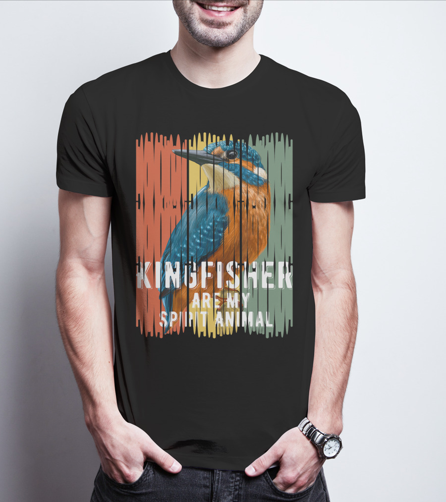 Kingfisher Are My Spirit Animal T-Shirt