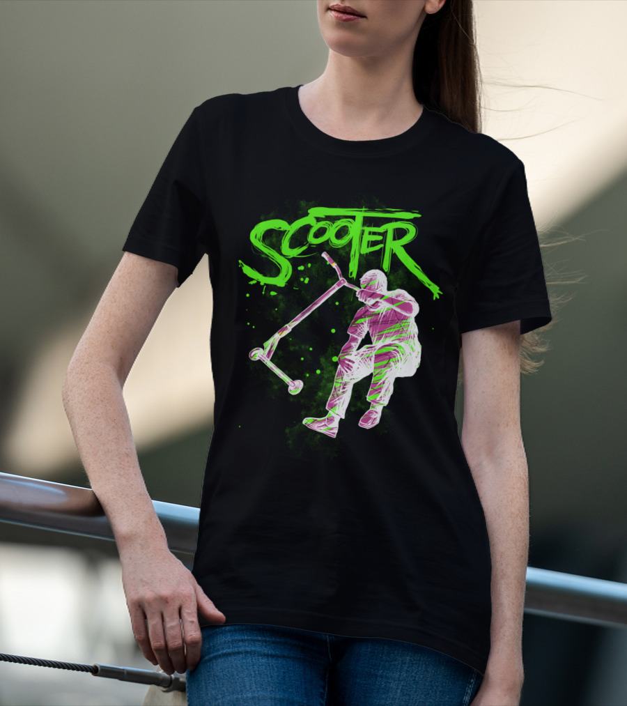 Scooter Neon Jump Action T-Shirt
