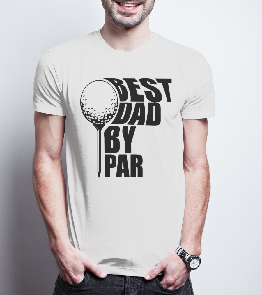 Best Dad By Par Golf Ball T-Shirt