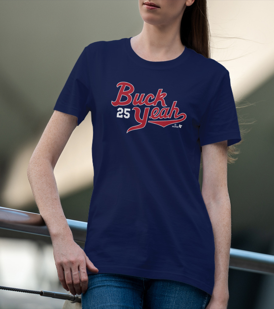Buck Yeah 25 Players Navy Blue T-Shirt