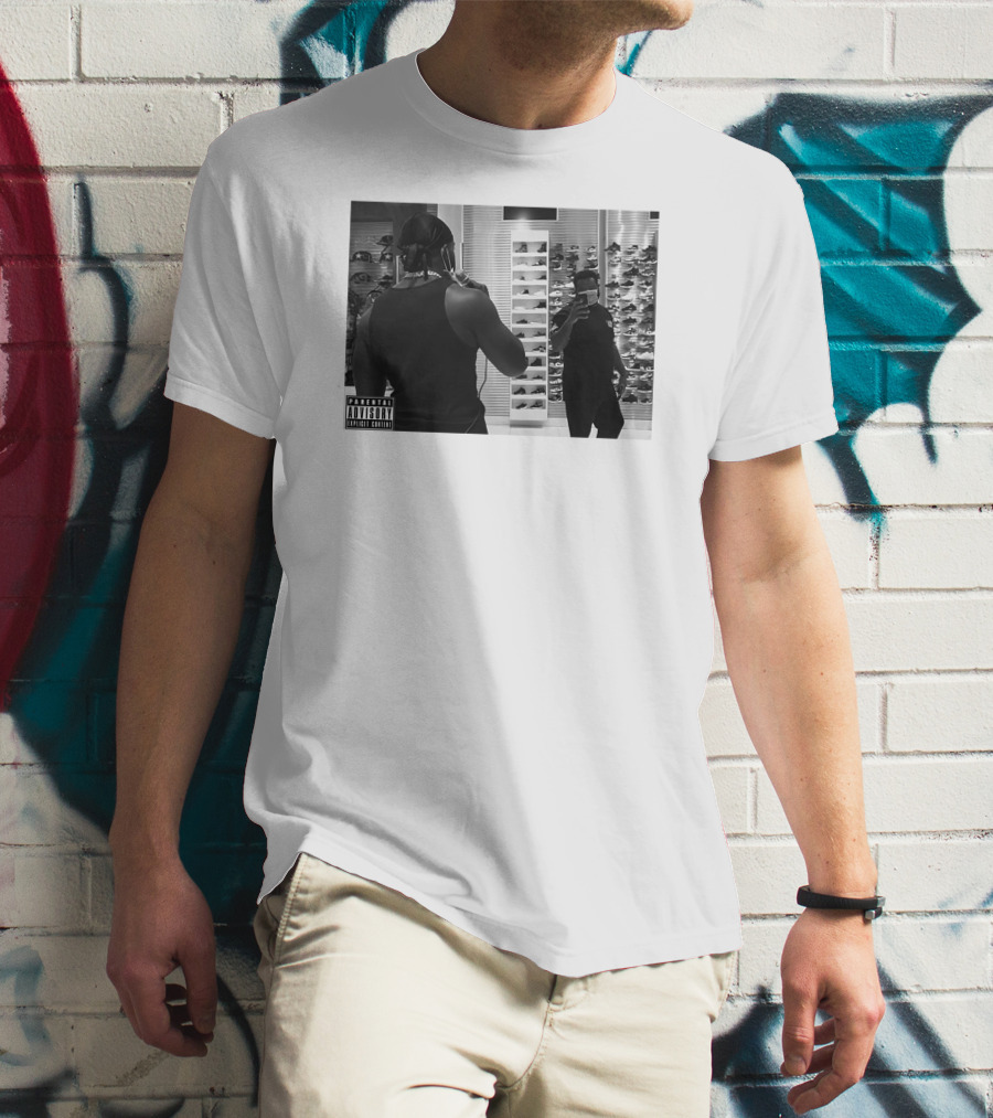 Jidion Merch PICTURE Parental Advisory Mirror Selfie Sneaker Store T-Shirt
