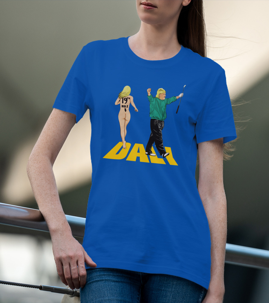 John Daly 19Th Hole Celebratory Pose With Golf Club T-Shirt