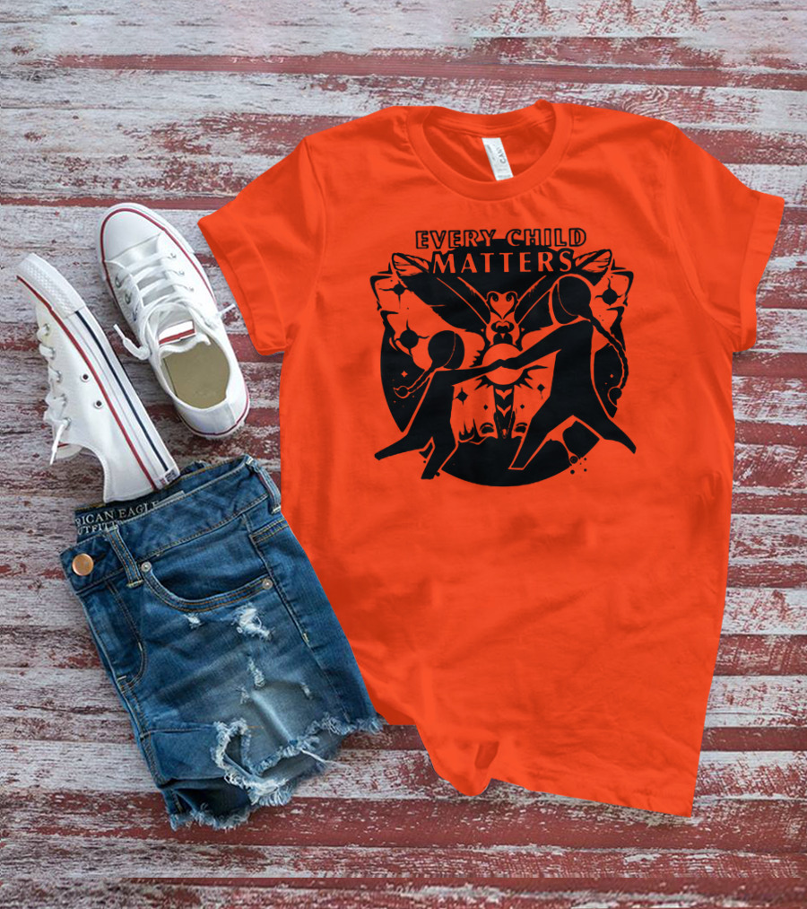 Every Child Matters Flying Back Home Butterfly Connection T-Shirt