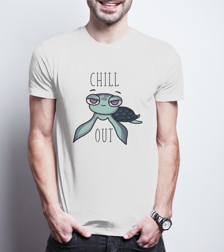 Chill Out With The Relaxed Turtle Charm T-Shirt