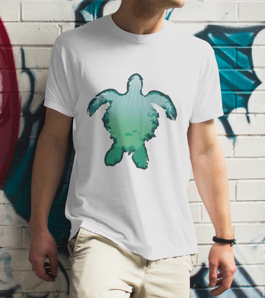 Turtle Green Ocean T-Shirt