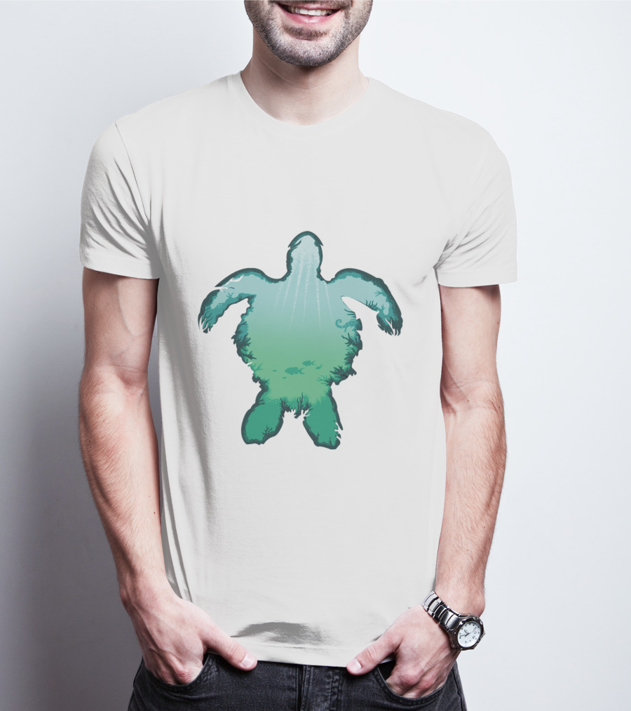 Turtle Green Ocean T-Shirt