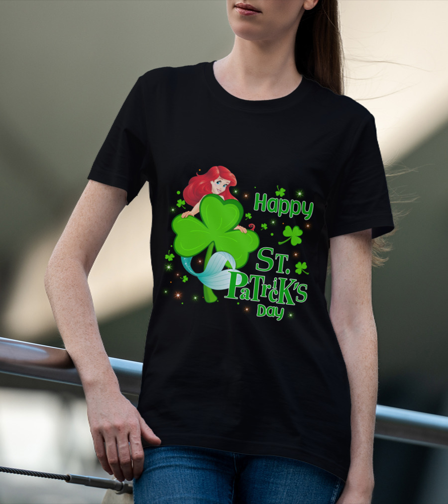 Happy St. Patrick's Day Ariel T-Shirt