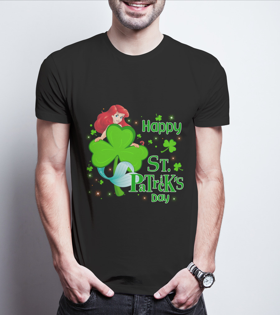 Happy St. Patrick's Day Ariel T-Shirt