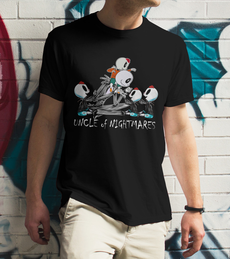 4 Boys On Brooms Uncle Of Nightmares T-Shirt