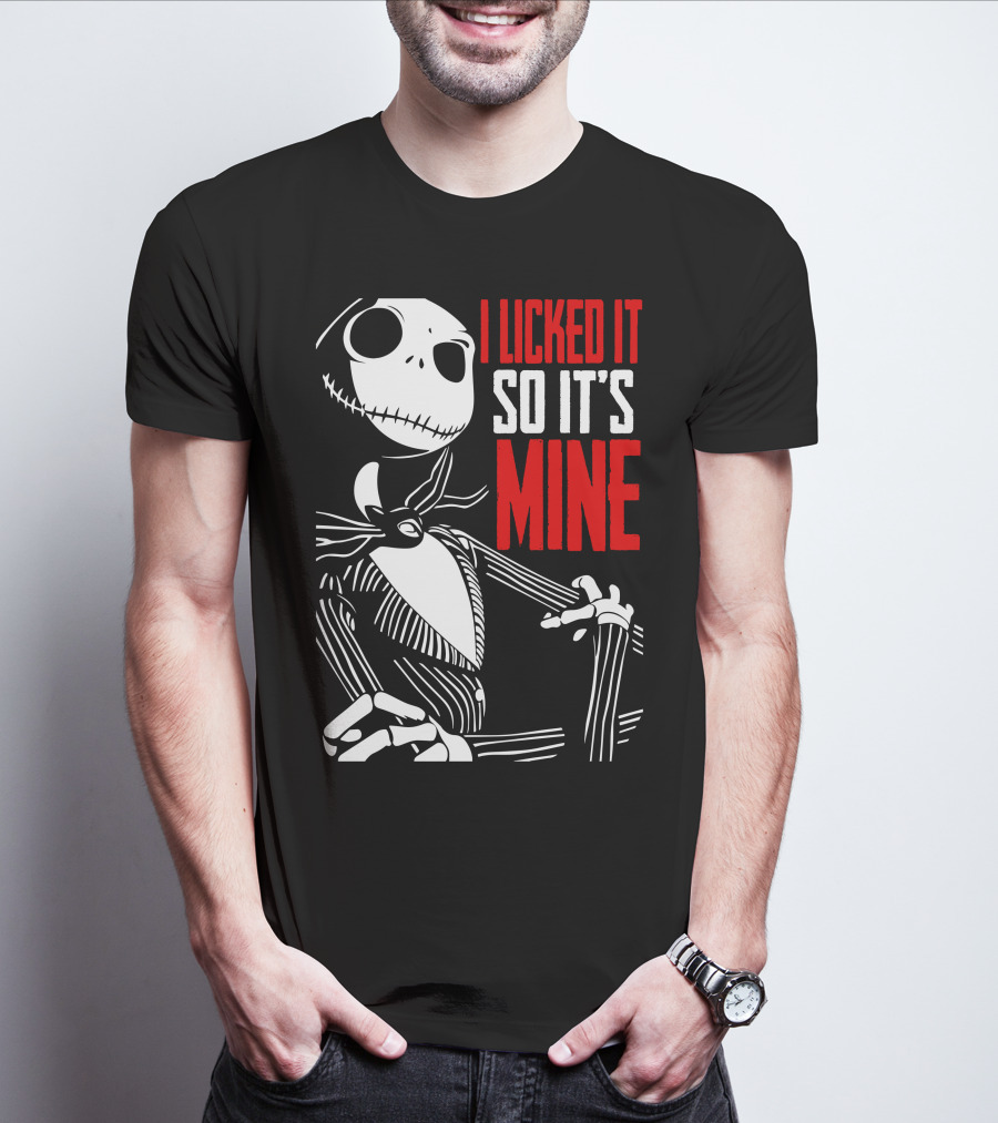 I Licked It So It's Mine Nightmare Large Character T-Shirt