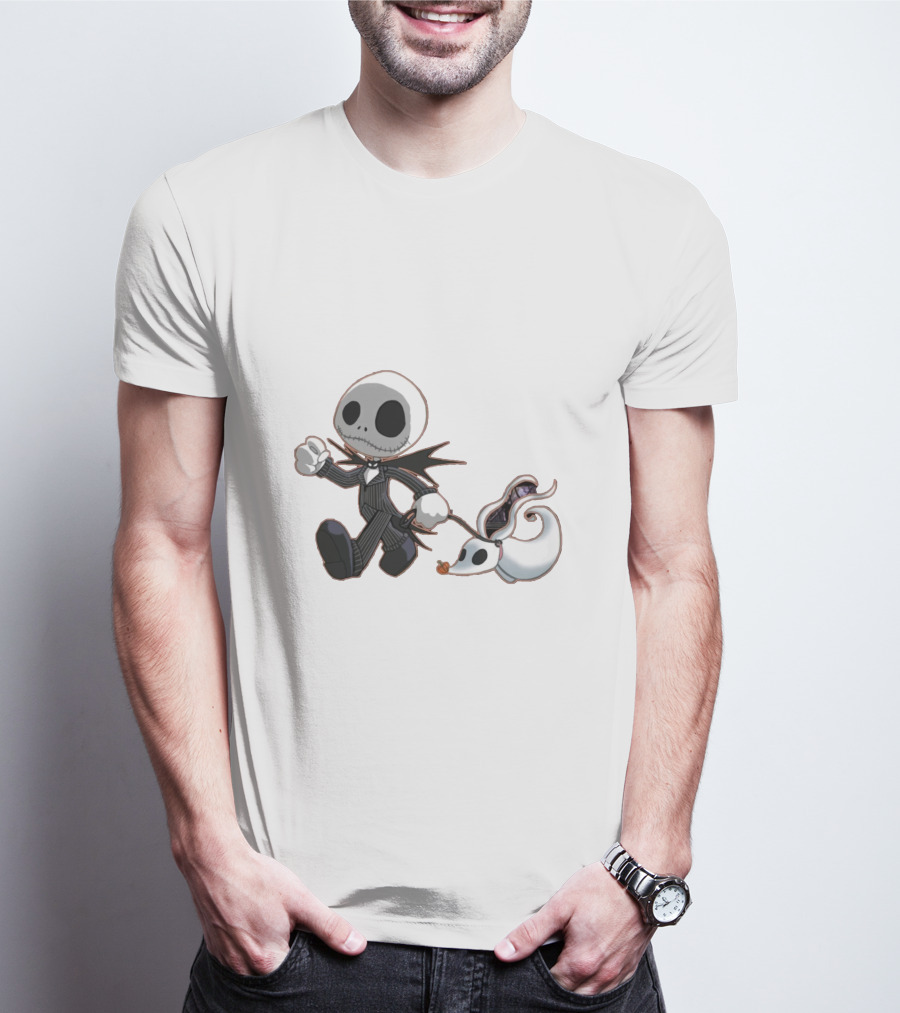 Jack Skellington And Zero Nightmare Before Christmas T-Shirt