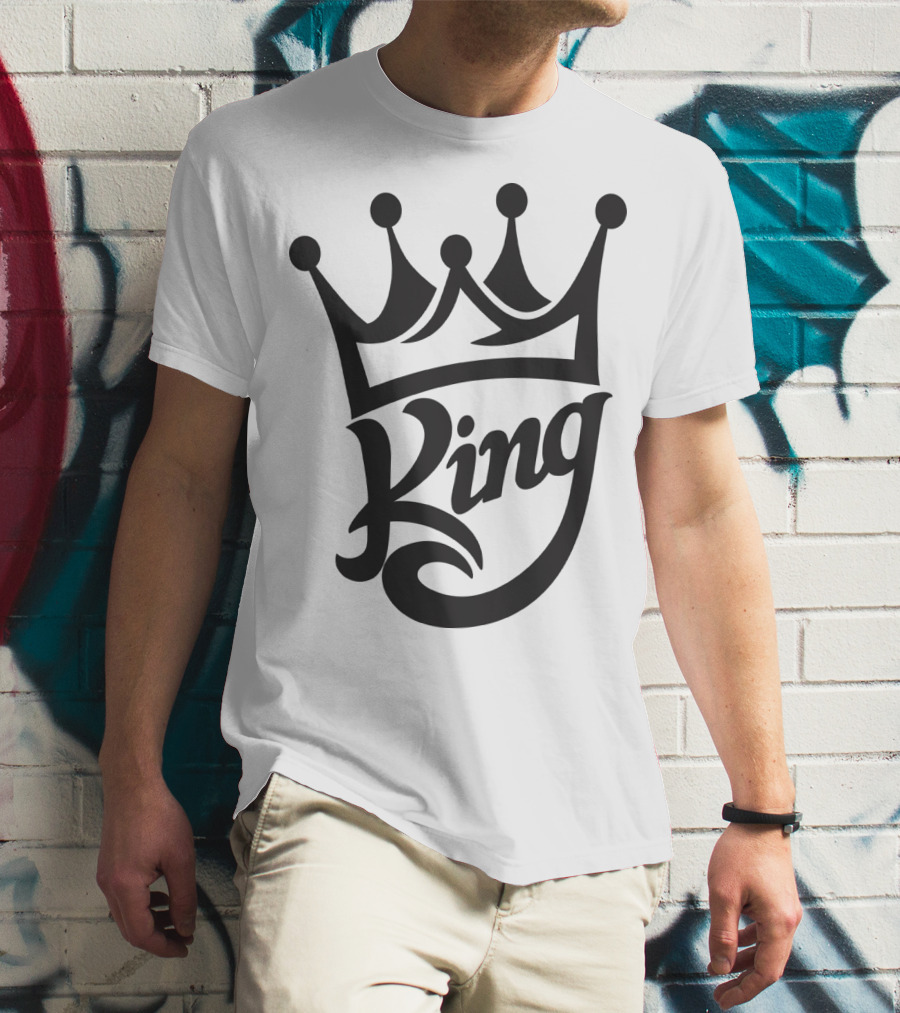 King Crown Iconic Typography T-Shirt