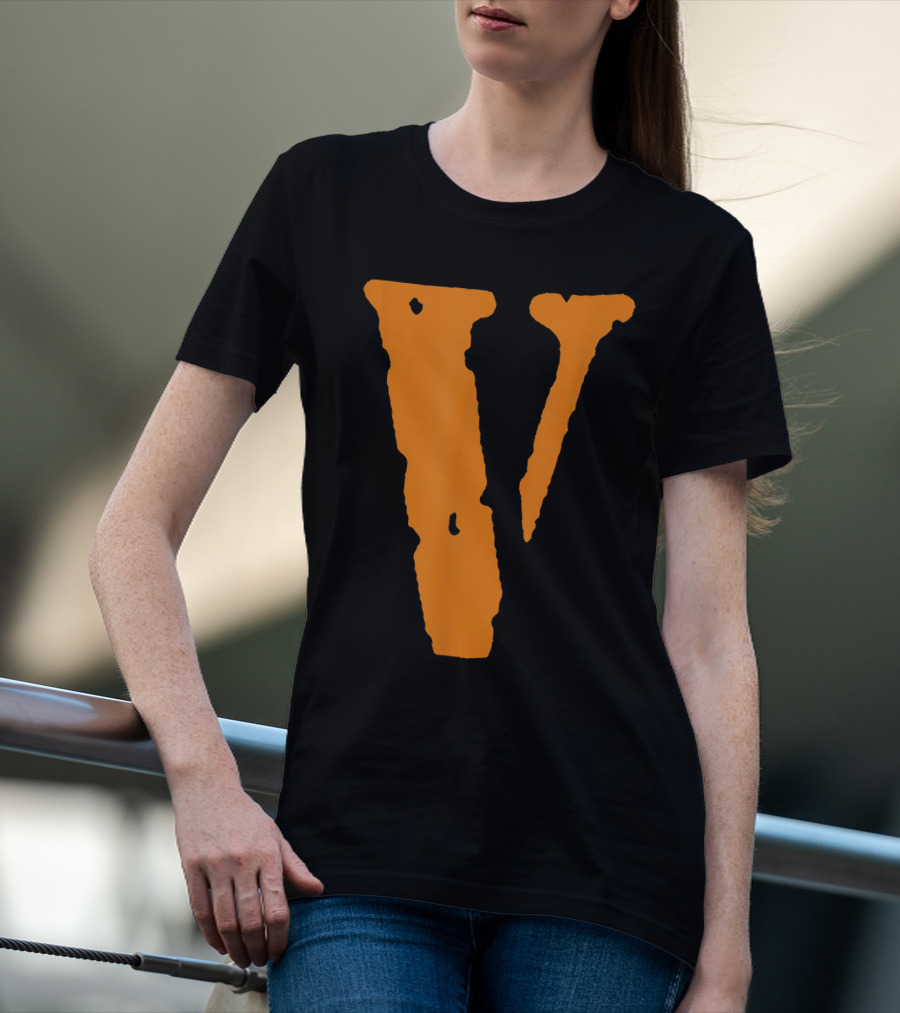 Orange V Icon V.LONE Branding T-Shirt