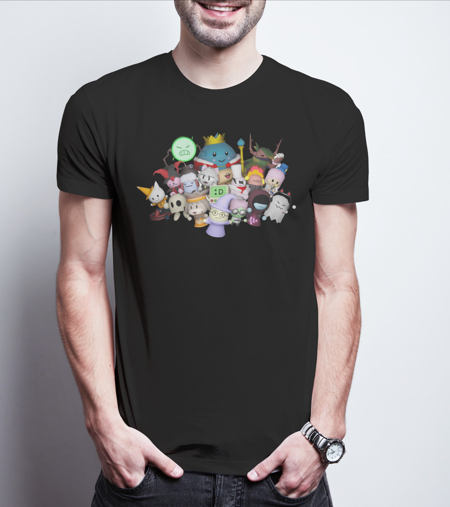 Tower Heroes Characters Merchandise T-Shirt