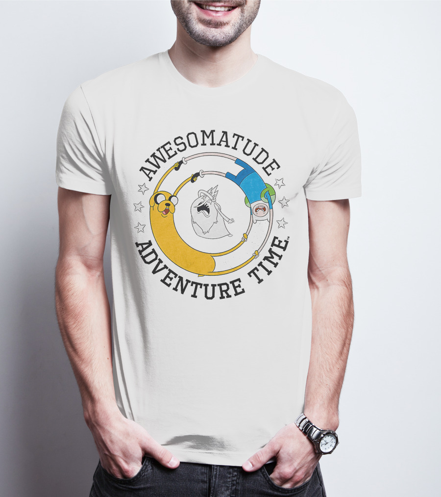 AWESOMATUDE ADVENTURE TIME T-Shirt