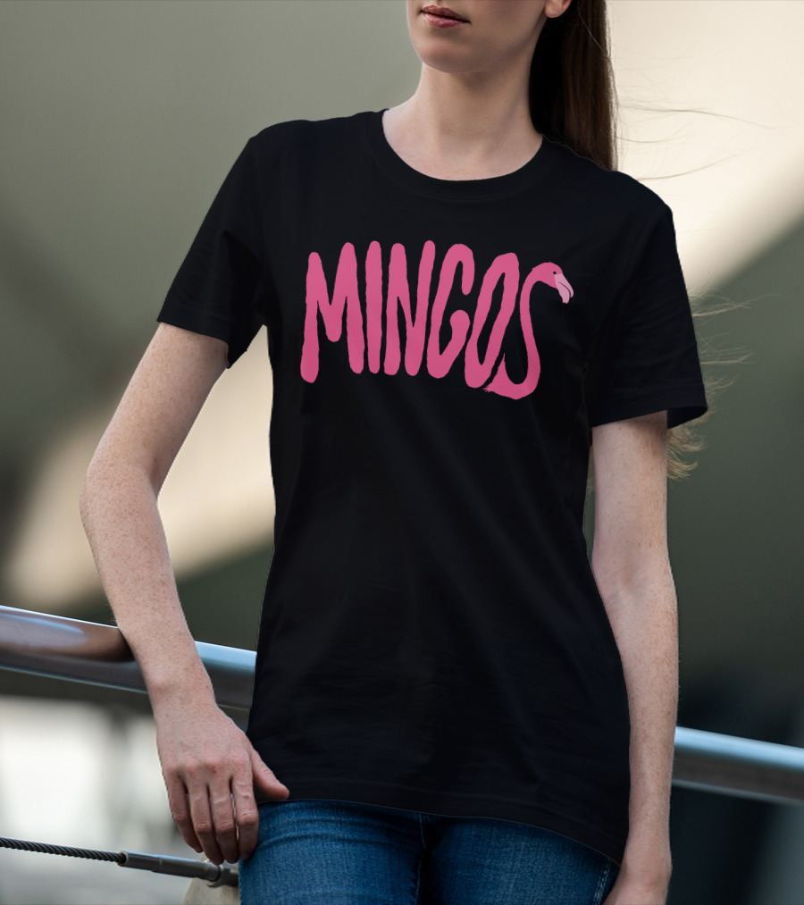 Mingos Text Flamingo T-Shirt