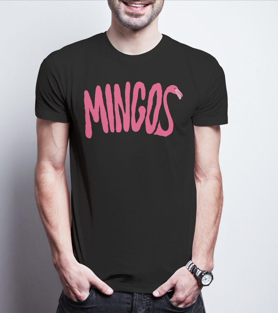 Mingos Text Flamingo T-Shirt