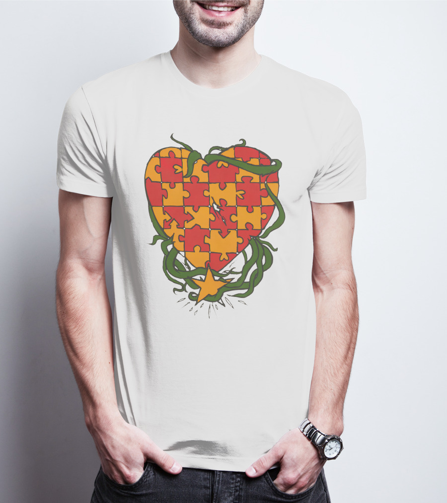 Gallery Dept Heart Puzzle And Vine T-Shirt