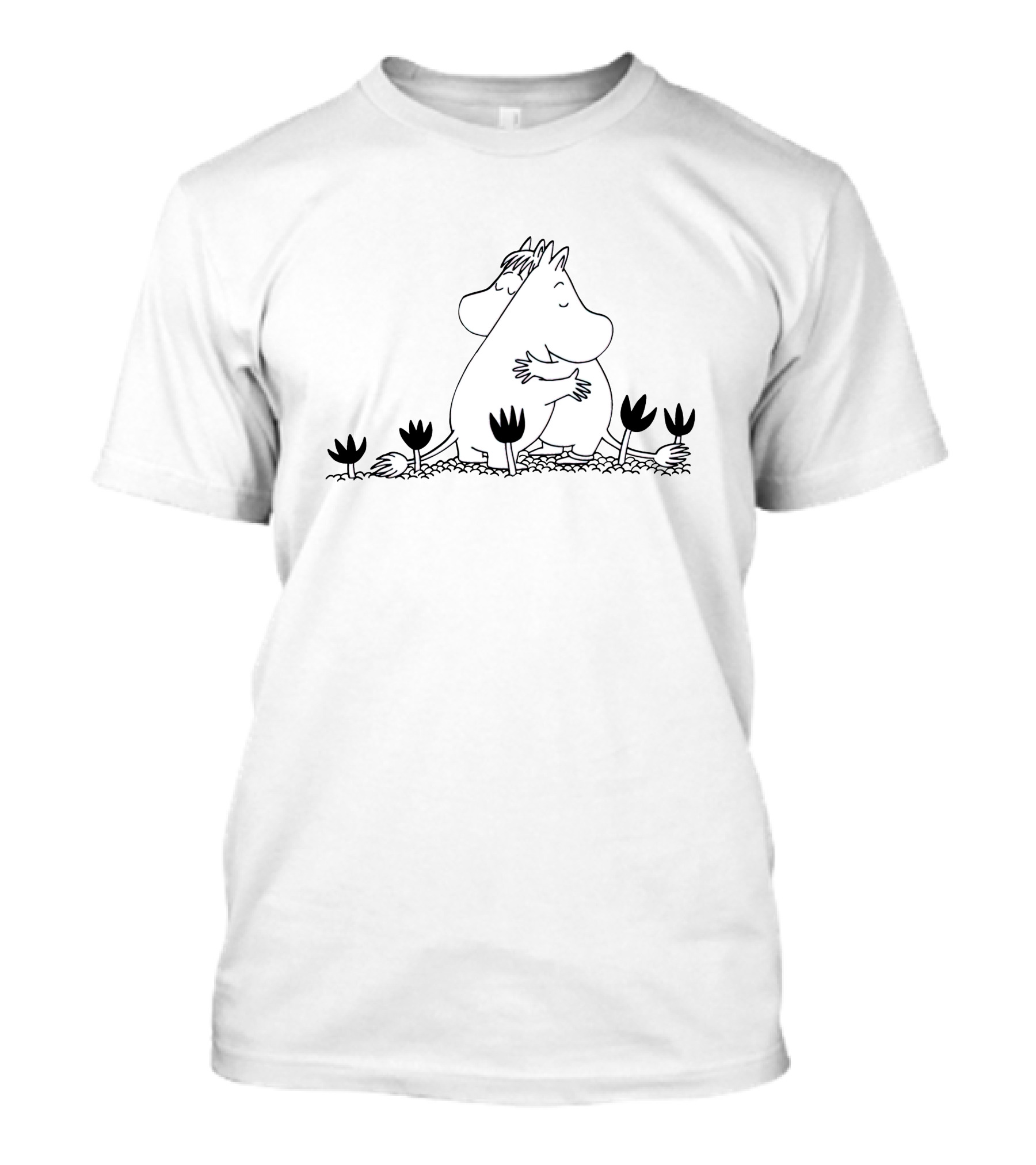 Moomin Hugging In Flower Field T-Shirt
