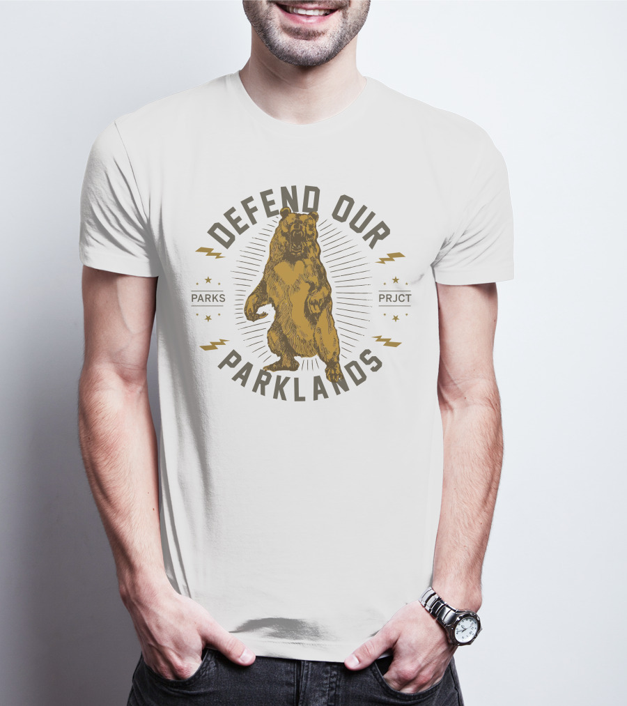 Defend Our Parklands Bear Parks Project T-Shirt