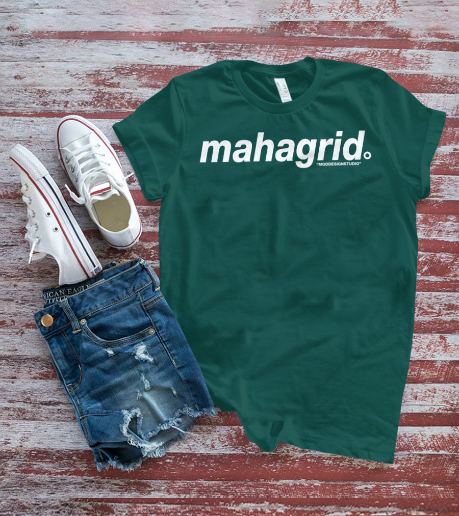 Mahagrid MGDESIGNSTUDIO Forest Green T-Shirt