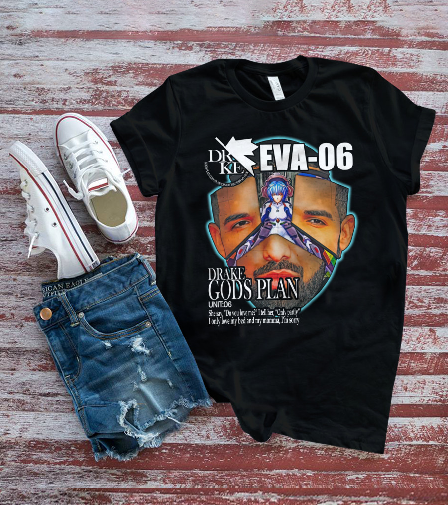 DRAKE EVA-06 GODS PLAN UNIT 06 T-Shirt