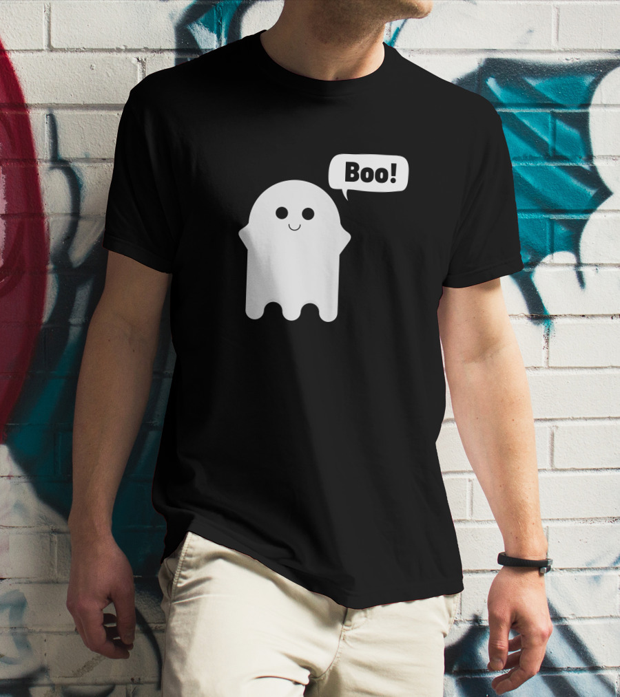Cute Smiley Ghost Boo Edition T-Shirt