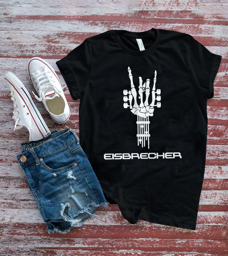 Eisbrecher Skeleton Rock Hand T-Shirt