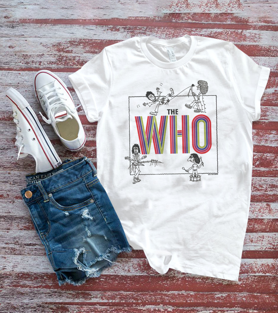BNTW140707BN The Who Cartoon Band Members T-Shirt