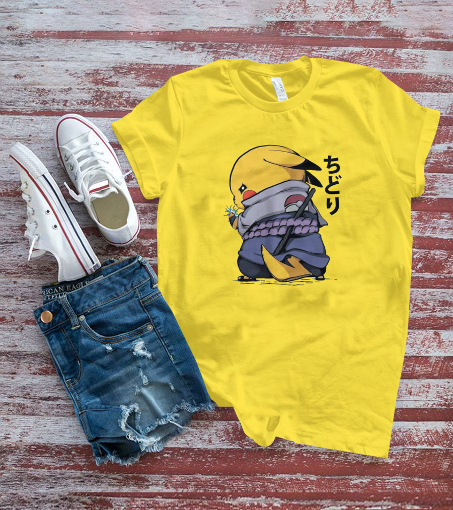 Pika Chidori Ninja Mashup For Fans T-Shirt
