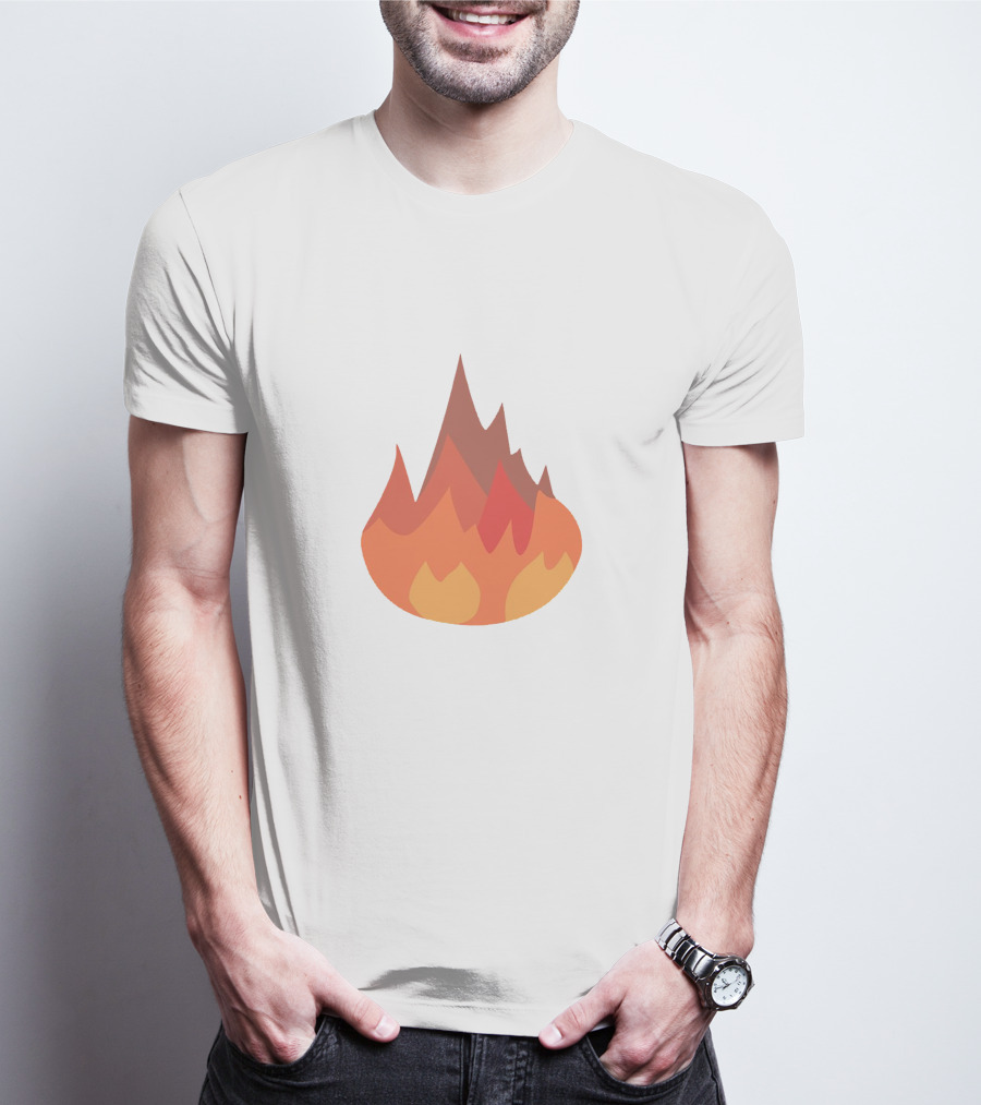 Sapnap Fire Icon Flame Symbol Gaming Merchandise T-Shirt